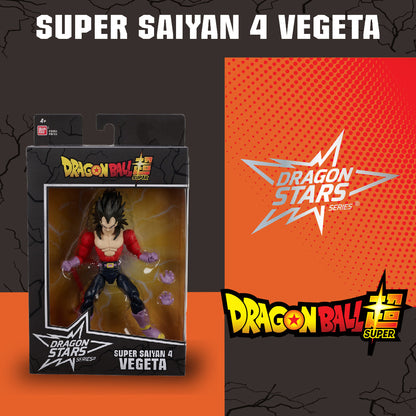 Dragonball Stars Super Saiyan 4 Vegeta Action Figures 6.5 Inch