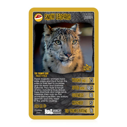 Top Trumps Awesome Animals Portable Educational Card Game