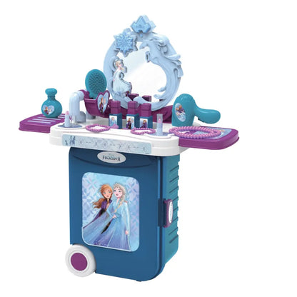 Frozen 2 Dressing Table Trolley Case 3-in-1 Playset