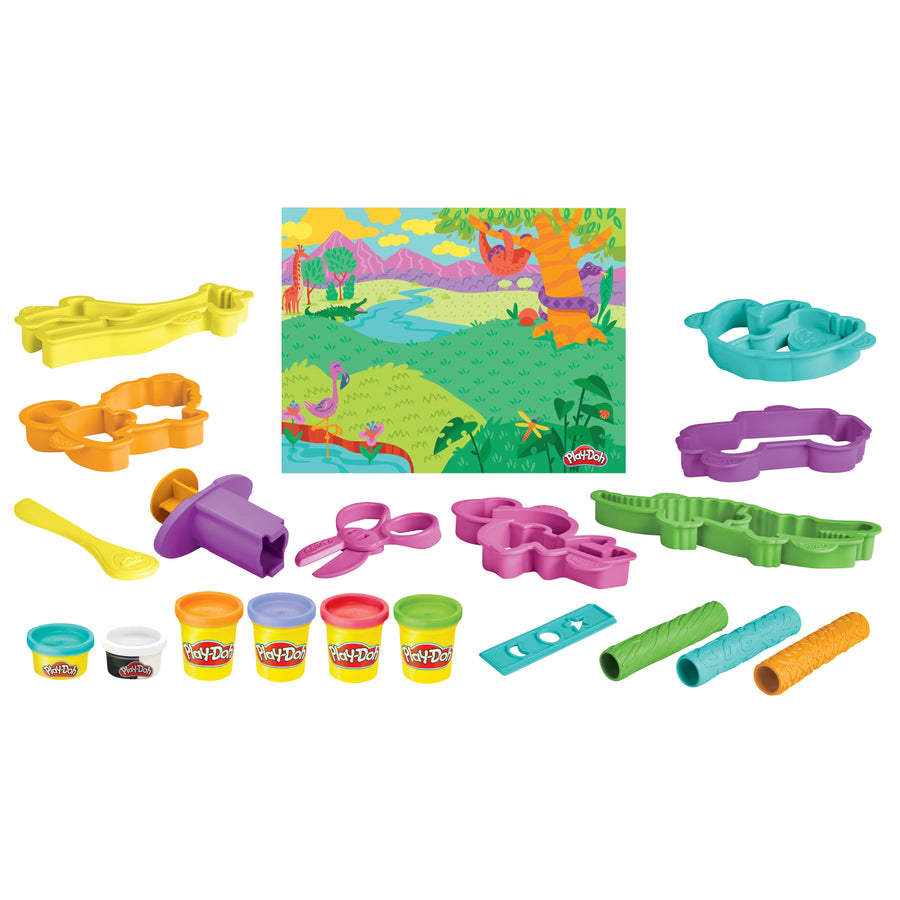 Play-Doh Wild Animals Toolset Dough Playset for Kids