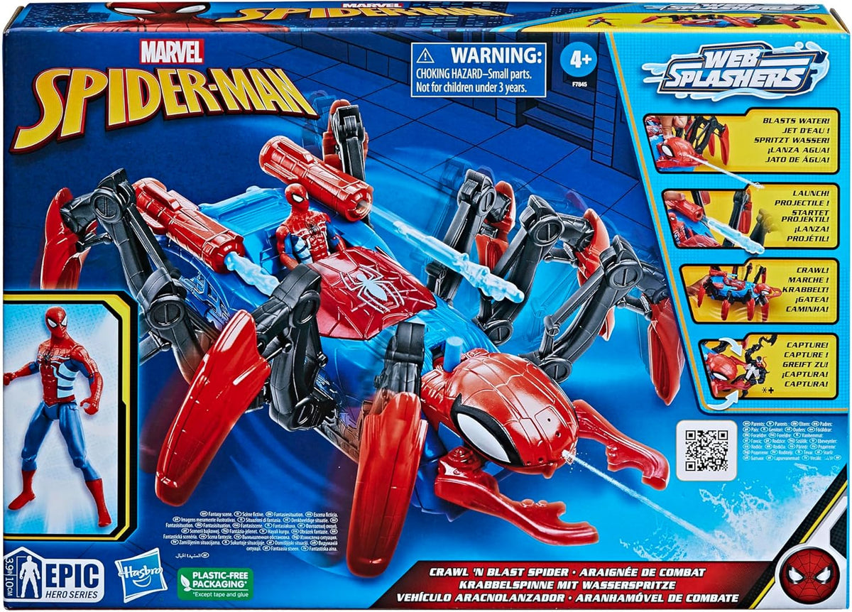 Marvel Spiderman Crawl N Blast Spider