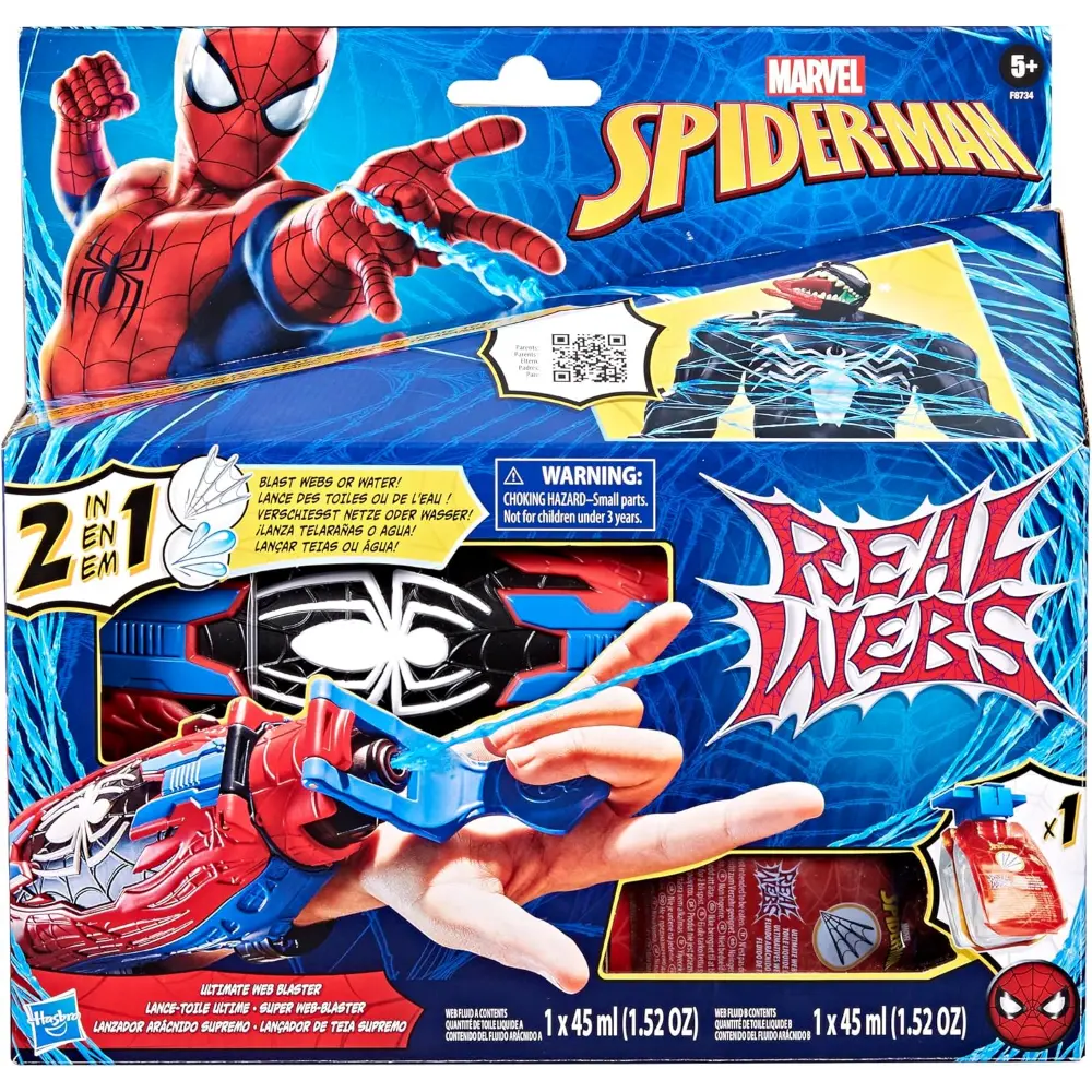 Spider-Man Real Webs Ultimate Web Blaster Role Play Toy
