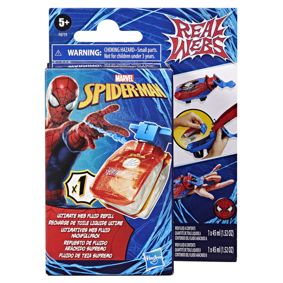 Marvel Spiderman Ultimate Web Fluid Refill Webs Blaster Accessory