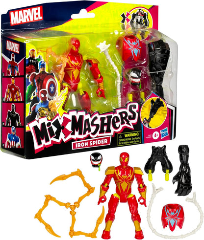 Marvel Spiderman MixMashers Marvel Iron Spider Action Figure