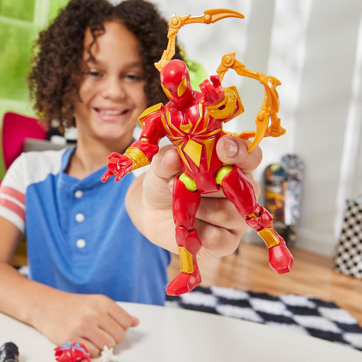 Marvel Spiderman MixMashers Marvel Iron Spider Action Figure