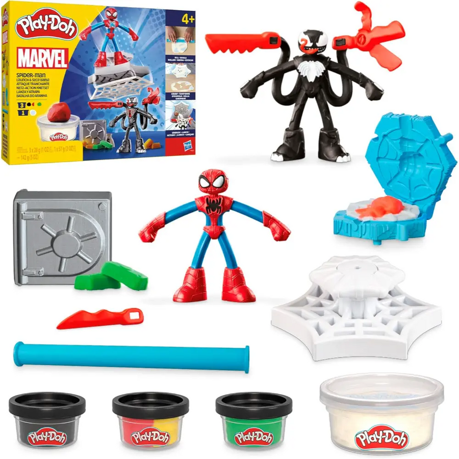 Spider-Man Battle Superhero Action Figure with Accessories Toys for Kids