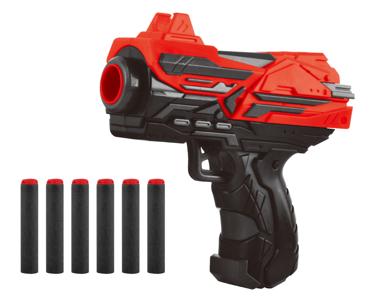 Power Joy Shooterz X-Blaster 1 Foam Dart Blaster with 6 Foam Darts for Kids