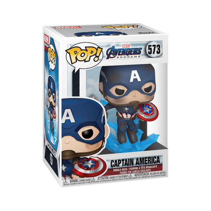 Funko Pop Marvel Captain America with Broken Shield Value