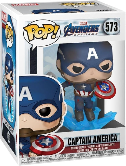 Funko Pop Marvel Captain America with Broken Shield Value