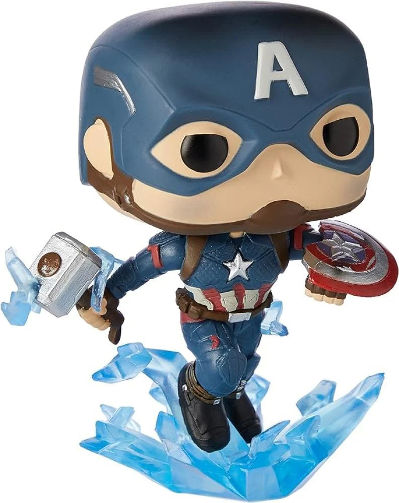 Funko Pop Marvel Captain America with Broken Shield Value