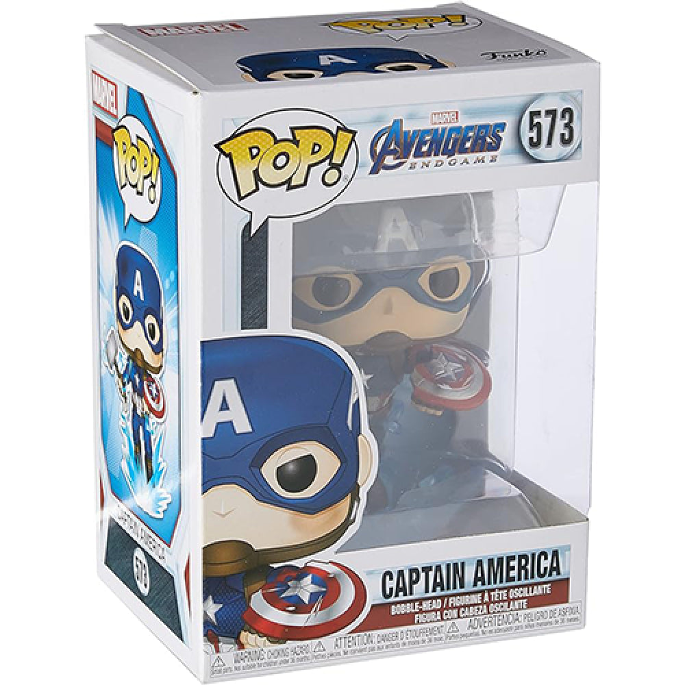 Funko Pop Marvel Captain America with Broken Shield Value