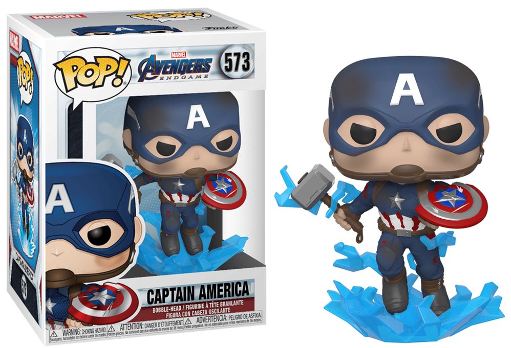 Funko Pop Marvel Captain America with Broken Shield Value