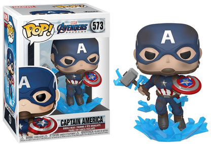 Funko Pop Marvel Captain America with Broken Shield Value
