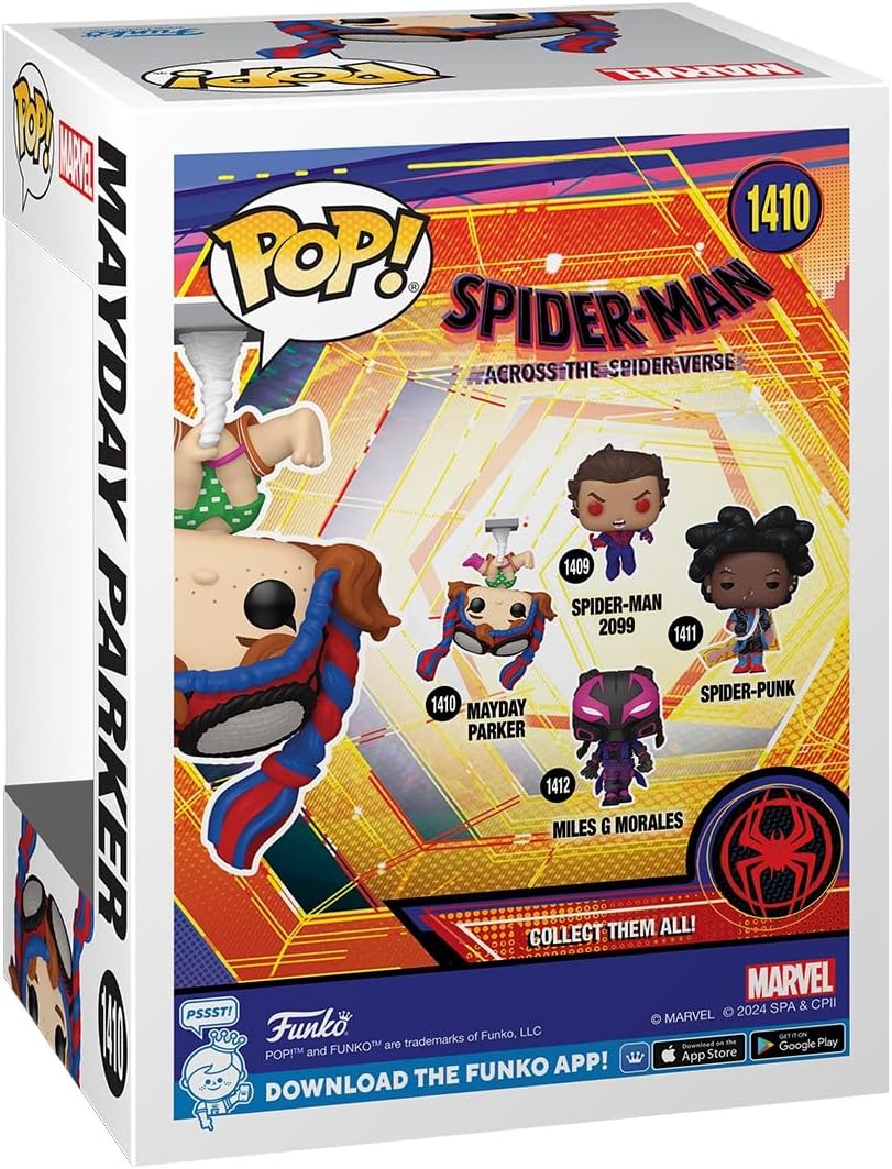 Funko Pop Marvel Spider-Man Mayday Parker Superhero Collectible Toy for Kids
