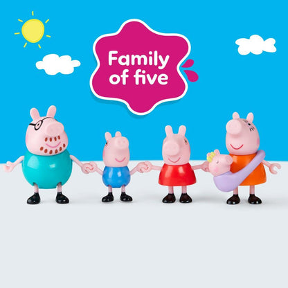 Peppa Pig Peppas Family Of Five Figure Set