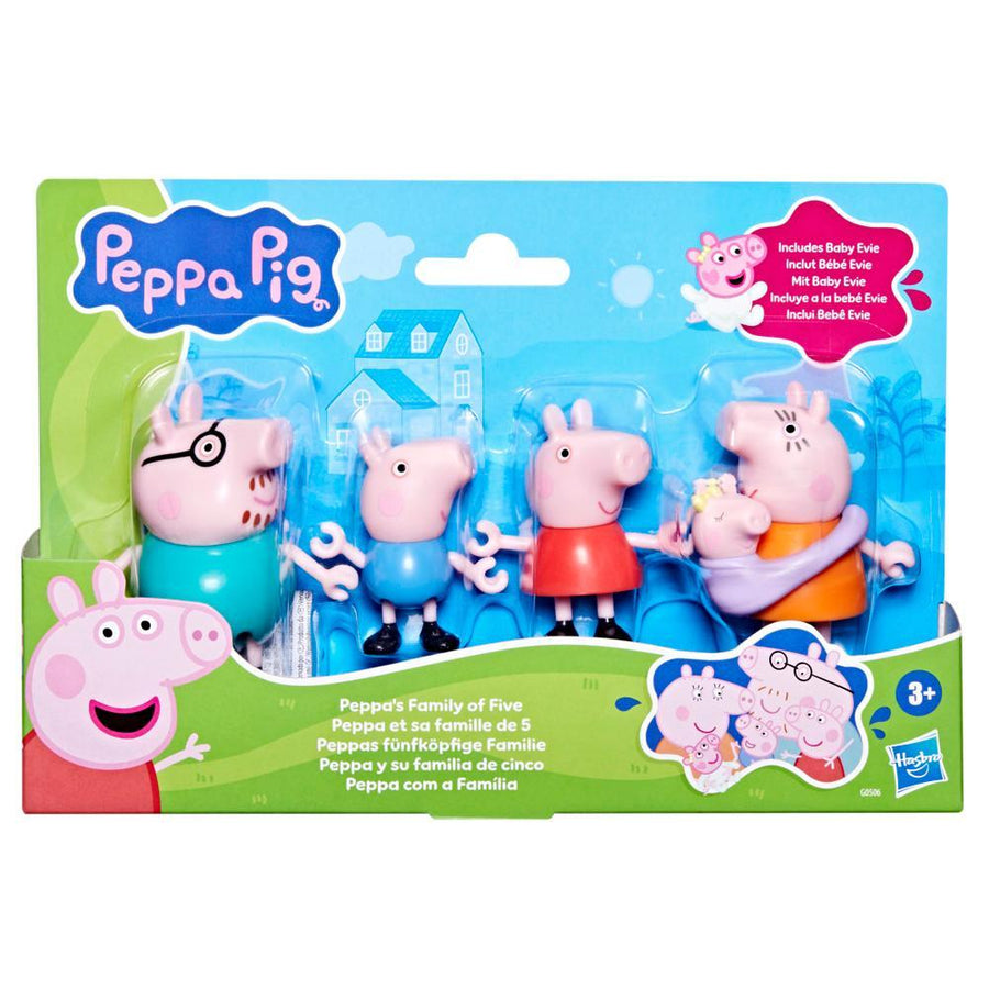 Peppa Pig Peppas Family Of Five Figure Set