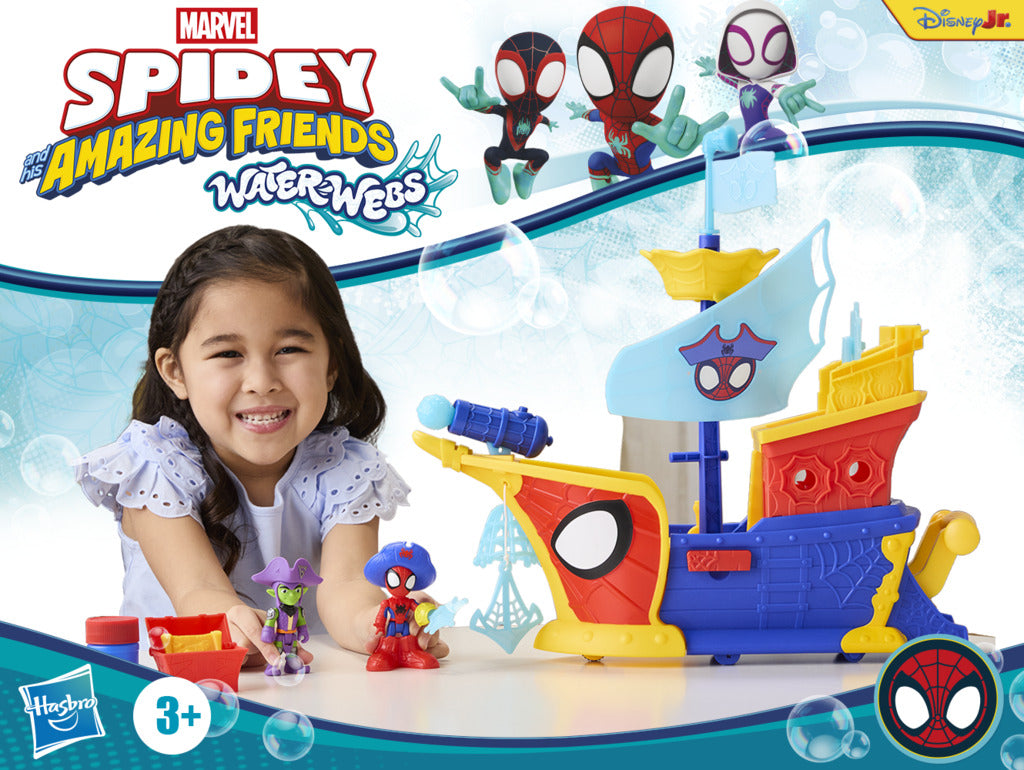 Marvel Spidey & Friends Bubble Pirate Ship