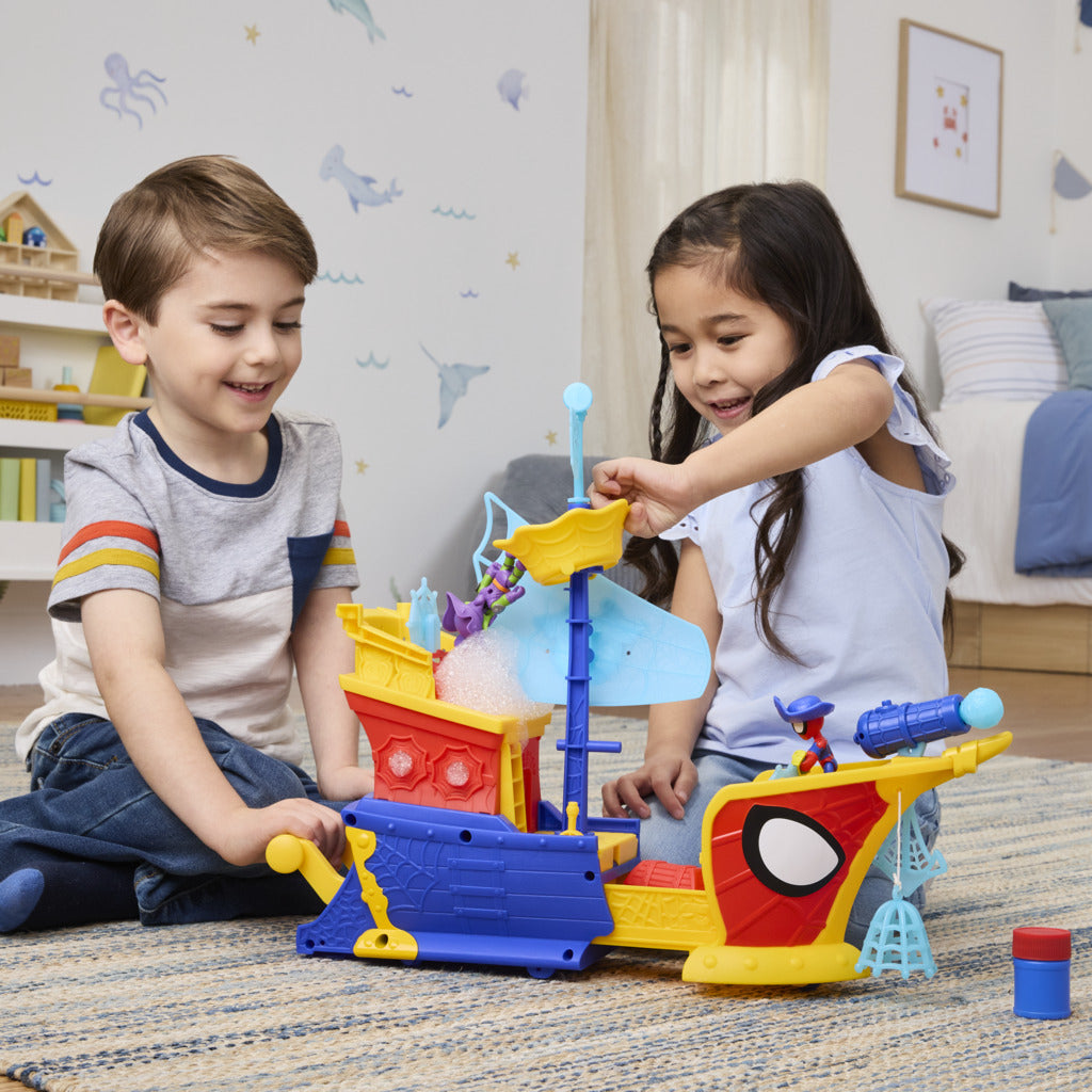Marvel Spidey & Friends Bubble Pirate Ship