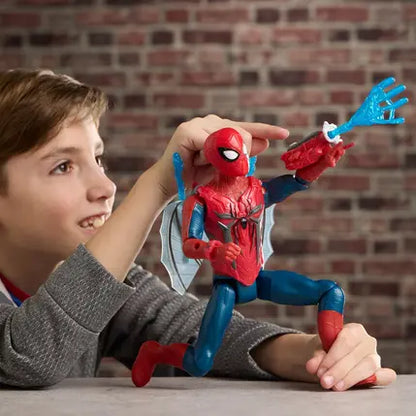 Marvel Titan Series Ultimate Web Gear Spider-Man 11.5-Inch Action Figure with 12 Accessories
