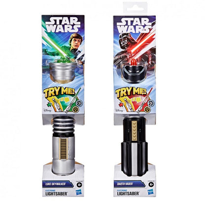 Star Wars Electronic Lightsabers Light-Up Extendable with Sound Effects Battery-Operated Star Wars Roleplay Weapon - Assorted Colors