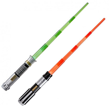 Star Wars Electronic Lightsabers Light-Up Extendable with Sound Effects Battery-Operated Star Wars Roleplay Weapon - Assorted Colors