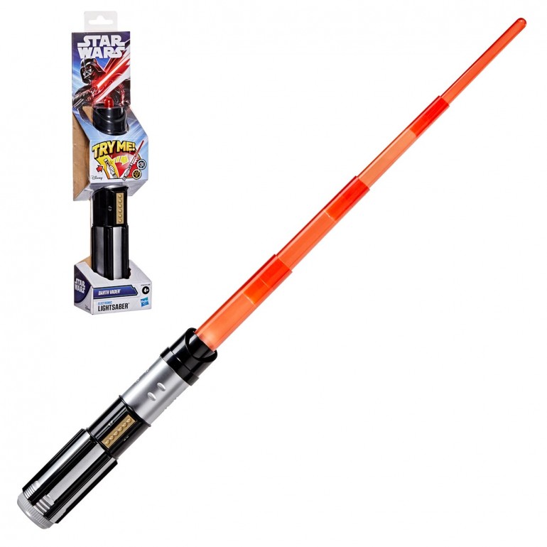 Star Wars Electronic Lightsabers Light-Up Extendable with Sound Effects Battery-Operated Star Wars Roleplay Weapon - Assorted Colors