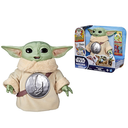 Star Wars Snackin' Grogu Action Figure 6.5-Inch Toy with 6 Pretend Snacks
