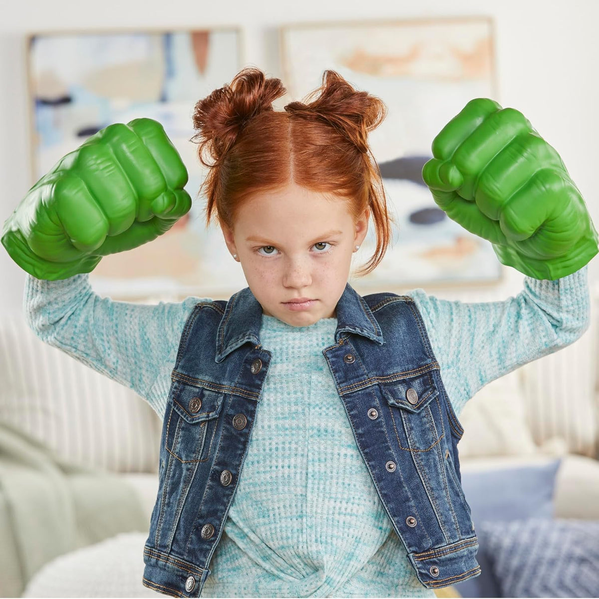 Marvel Hulk Gamma Smash Fists Roleplay Foam Toy Set for Kids