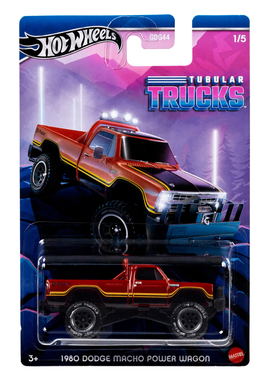Hot Wheels Tubular Trucks Themed Vehicle Assortment Collectible Toys for Kids