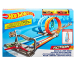 Hot Wheels Double Loop 2 Die-Cast Dash Track Set Toy Cars