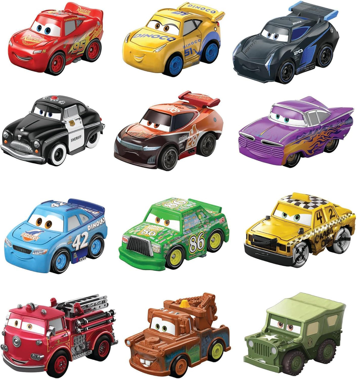 Disney & Pixar Cars Mini Racers Die-Cast Vehicle Assorted - Random Selection