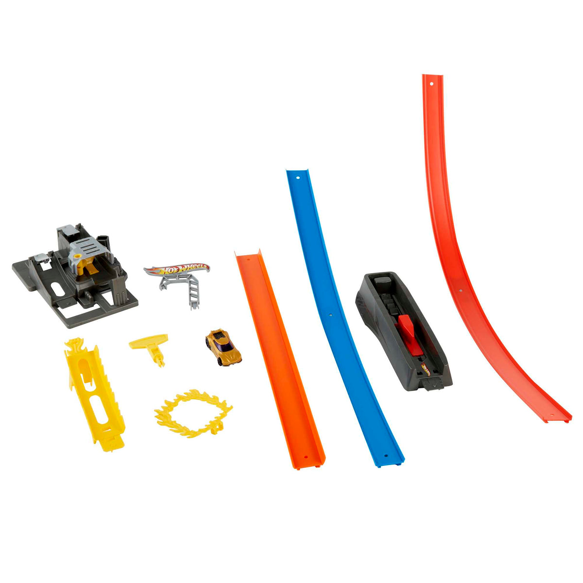 Hot Wheels Power Loops Action Energy Track Set with Launcher Playsets