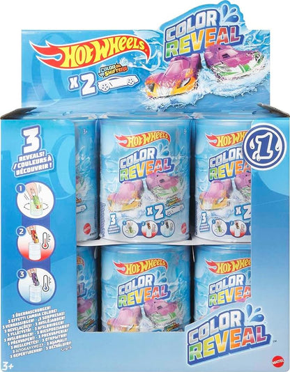 Hot Wheels Color Reveal Mini Racers Collectible Cars Assortment
