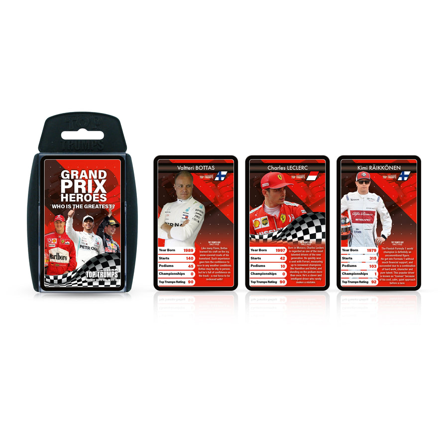 Top Trumps F1 Grand Prix Heroes Edition Card Game for Kids and Racing Fans
