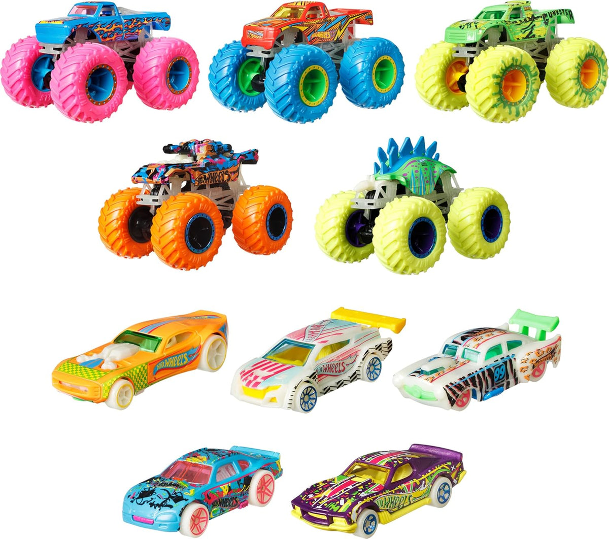 Hot Wheels Monster Trucks Glow in the Dark