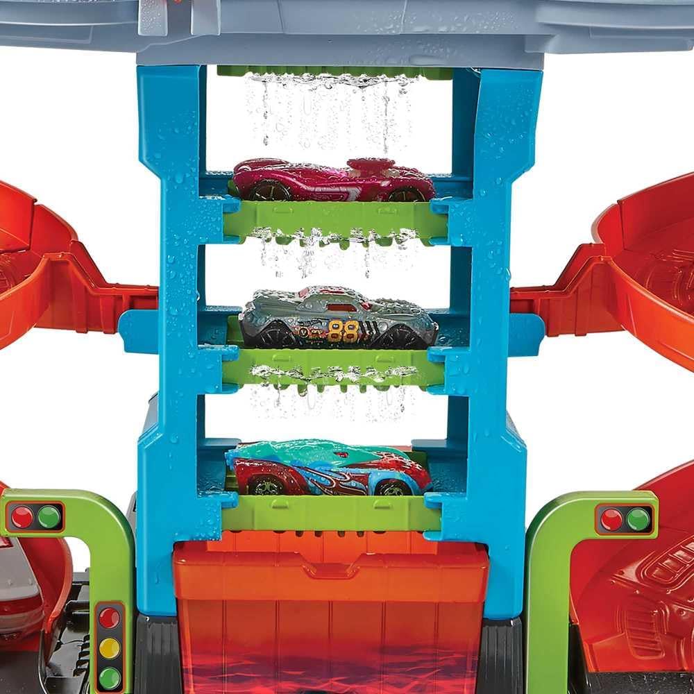 Hot Wheels Color Shifters Mega Tower Car Wash Playset