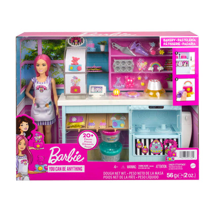 Barbie Petite Bakery Playset with Fashion Doll & Baking Accessories