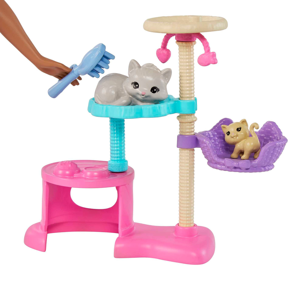 Barbie Kitty Condo Playset with Fashion Doll, Cat Figures & Accessories