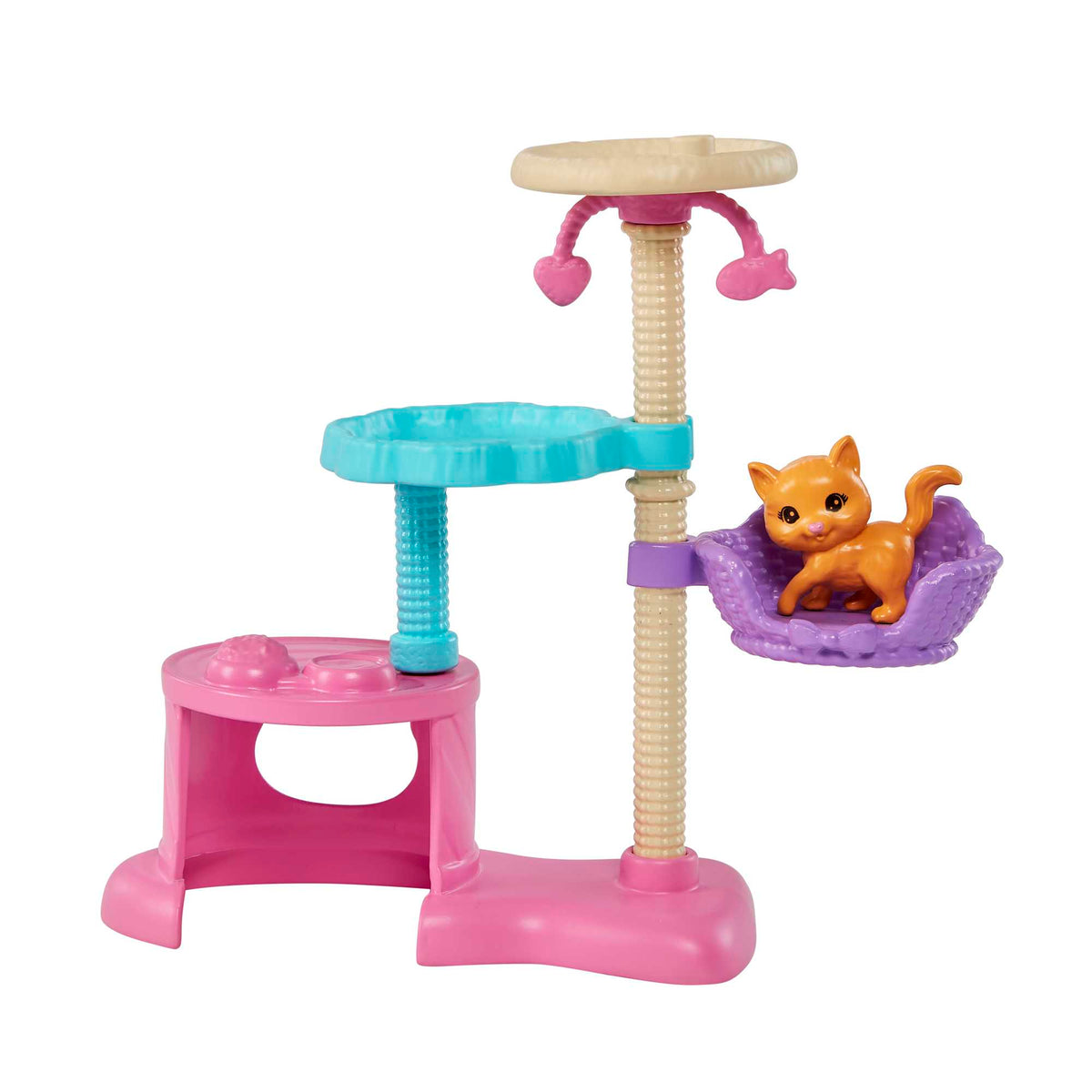 Barbie Kitty Condo Playset with Fashion Doll, Cat Figures & Accessories