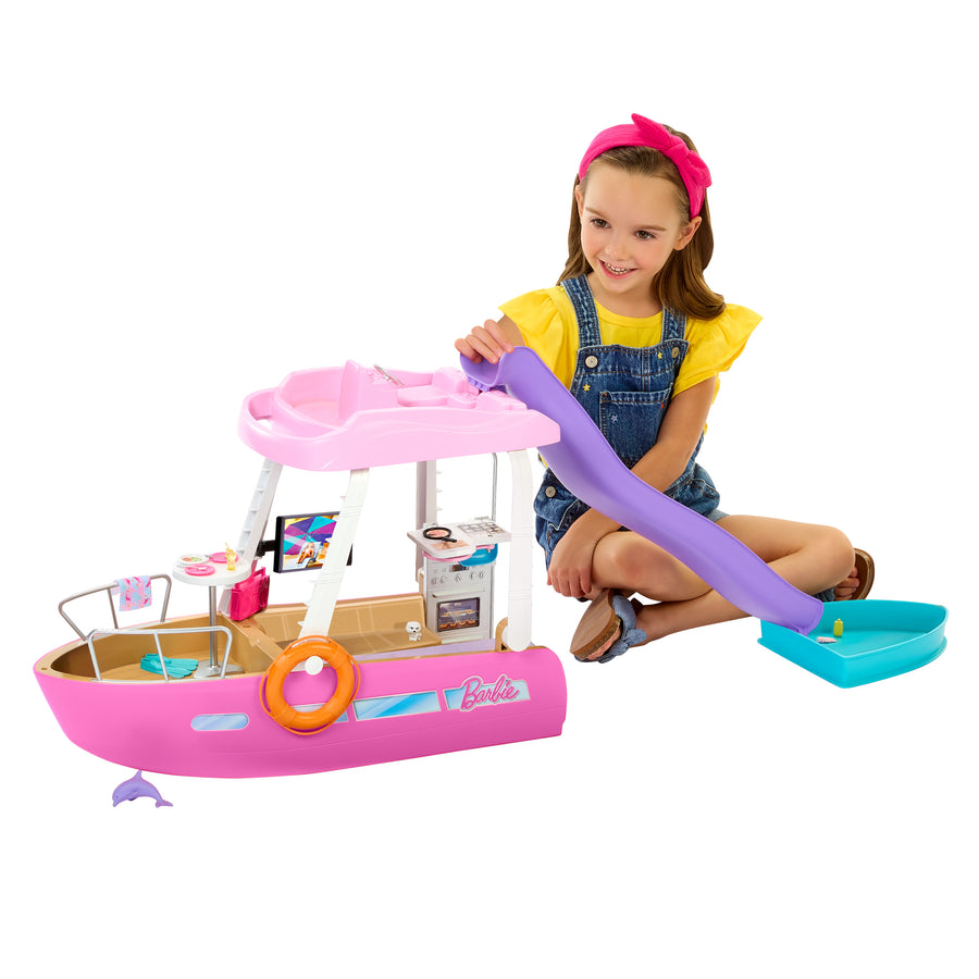 Barbie Dream Boat Playset with Pool, Slide & Accessories