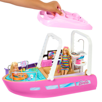 Barbie Dream Boat Playset with Pool, Slide & Accessories