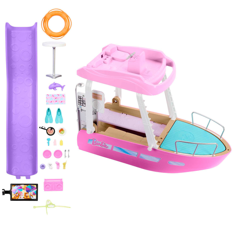 Barbie Dream Boat Playset with Pool, Slide & Accessories