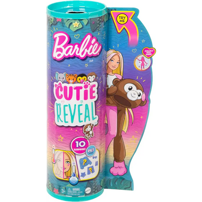 Barbie Cutie Reveal Monkey Themed Doll