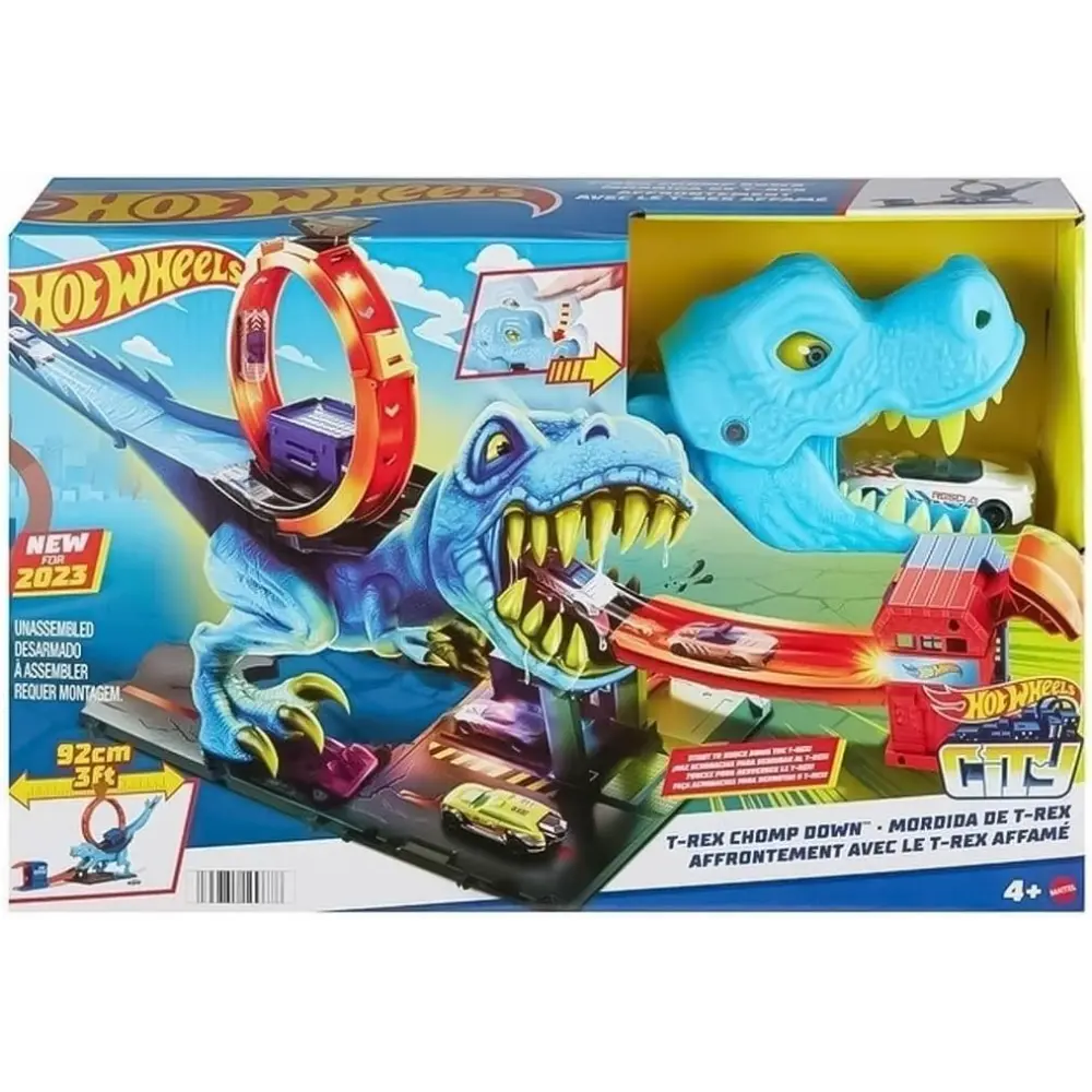 Hot Wheels City T-Rex Chomp Down