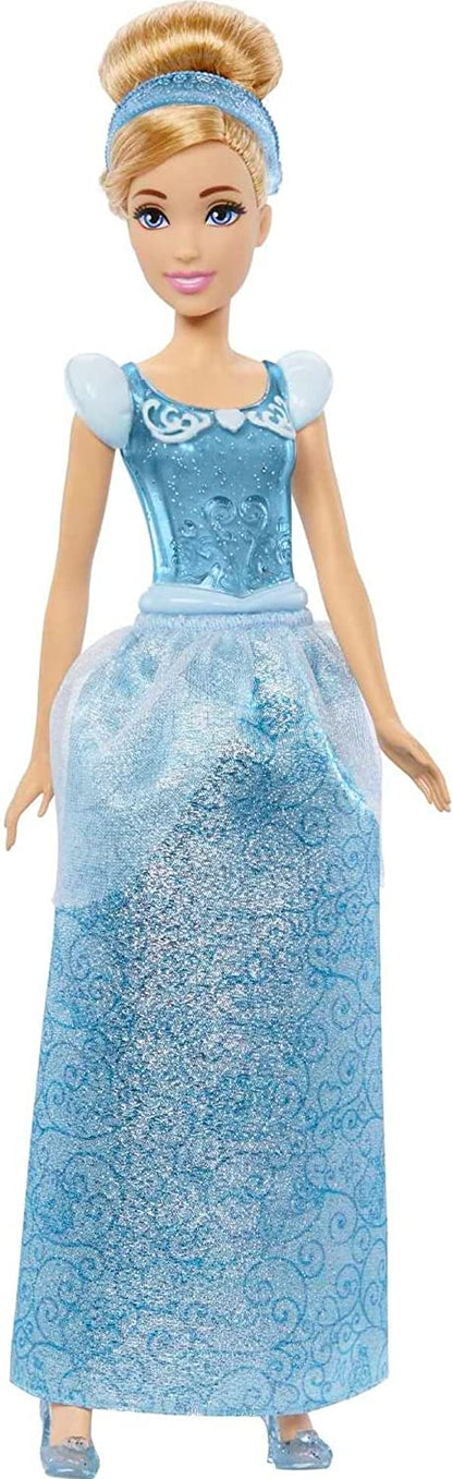 Disney Princess Cinderella Fashion Doll with Tiara, Shoes & Sparkling Outfit