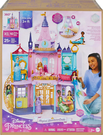 Disney Princess Magical Adventures Castle Dollhouse Playset 122cm