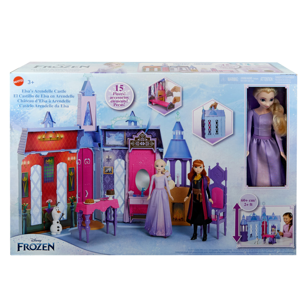 Disney Frozen Elsa’s Arendelle Castle Playset with Elsa Fashion Doll