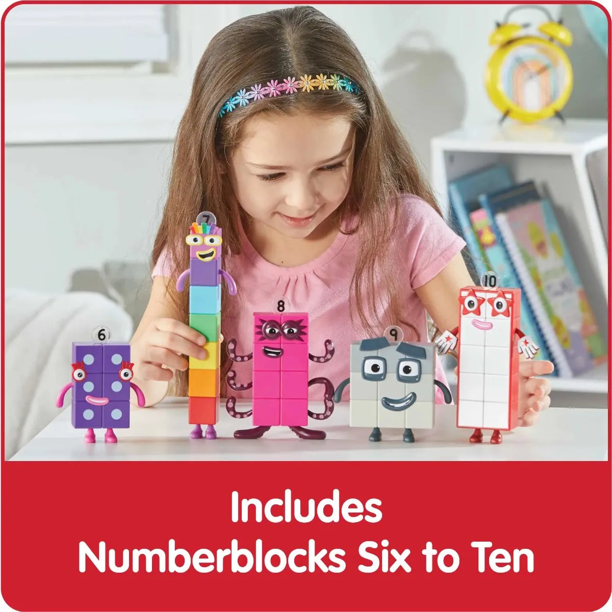 Learning Resources Numberblocks Friends Six to Ten - Educational & Imaginative Play Figures
