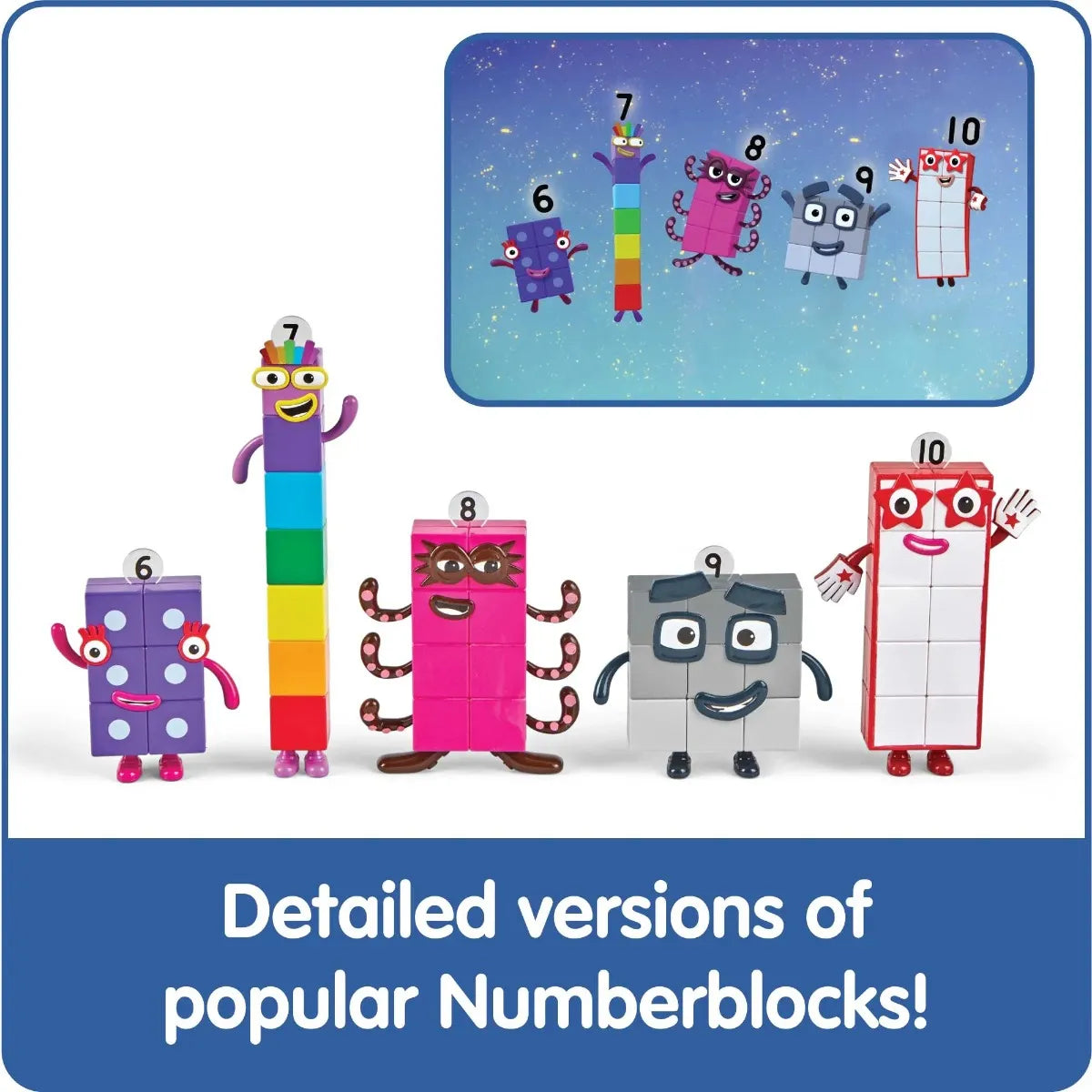 Learning Resources Numberblocks Friends Six to Ten - Educational & Imaginative Play Figures