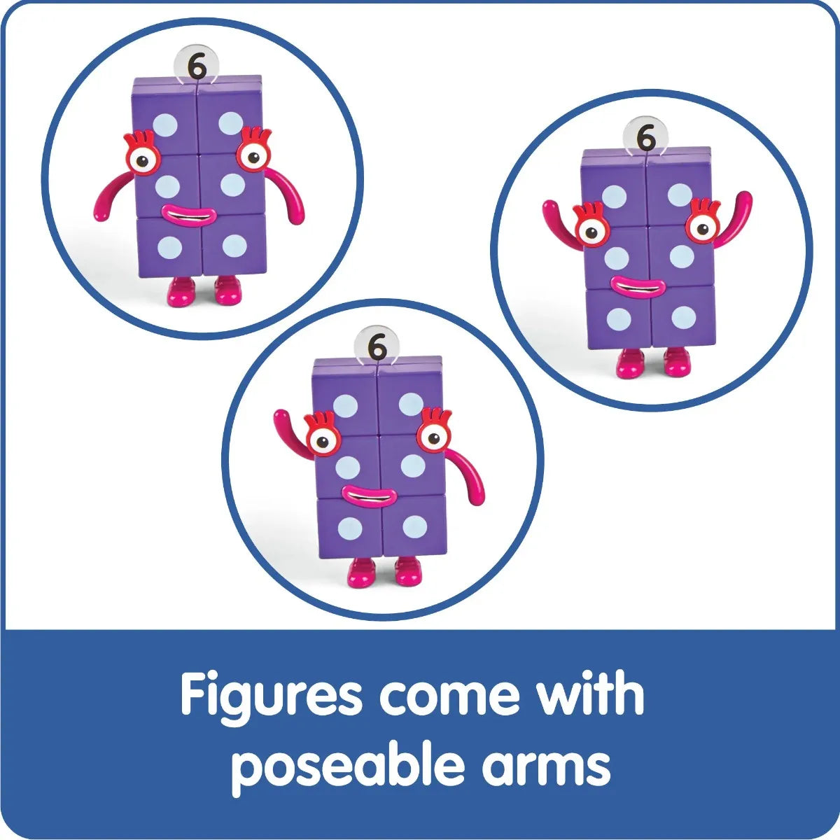 Learning Resources Numberblocks Friends Six to Ten - Educational & Imaginative Play Figures